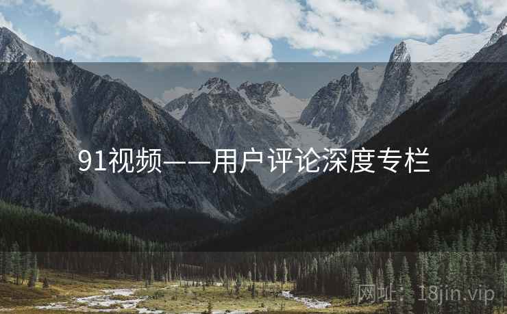 91视频——用户评论深度专栏