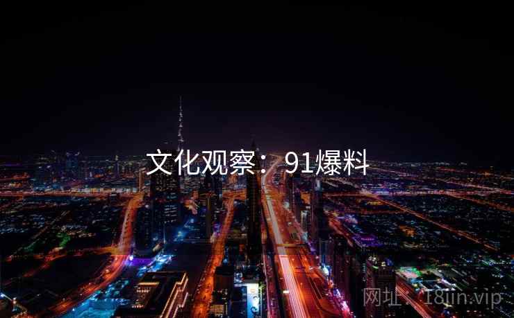 文化观察：91爆料