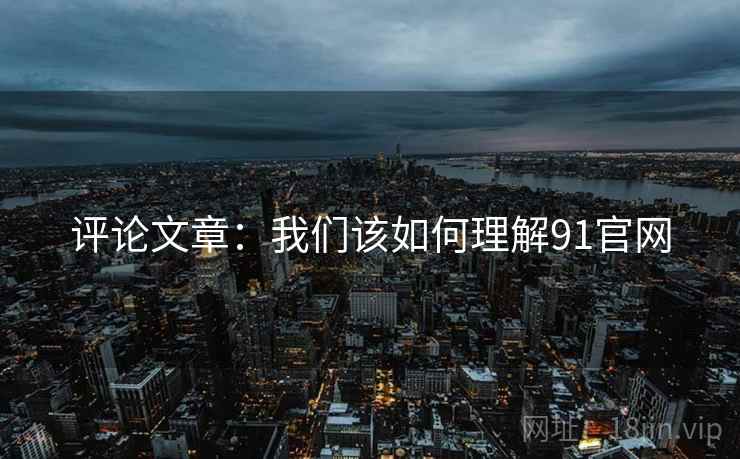 评论文章：我们该如何理解91官网