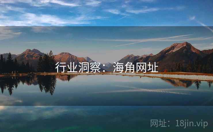 行业洞察：海角网址