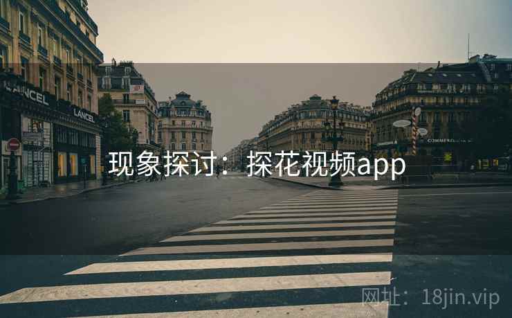 现象探讨:探花视频app 现象探讨:探花视频app